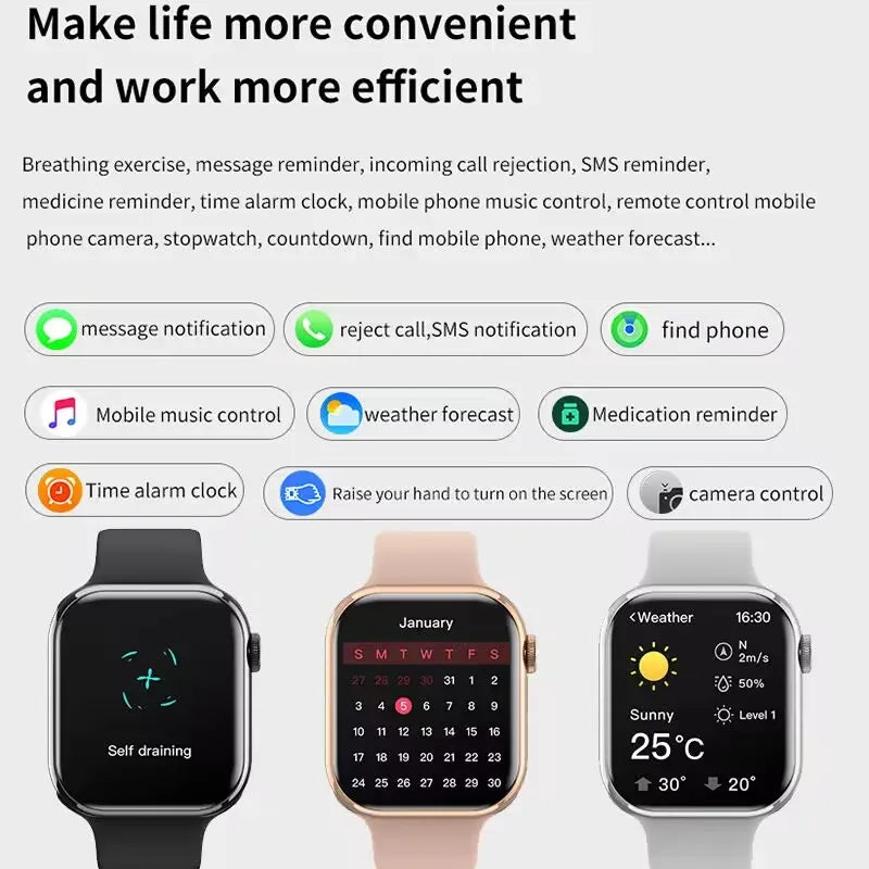 IW9 Smart Watch Series 10 – GPS Tracking, HD Bluetooth Calls, Waterproof Sports Smartwatch for Apple & Android