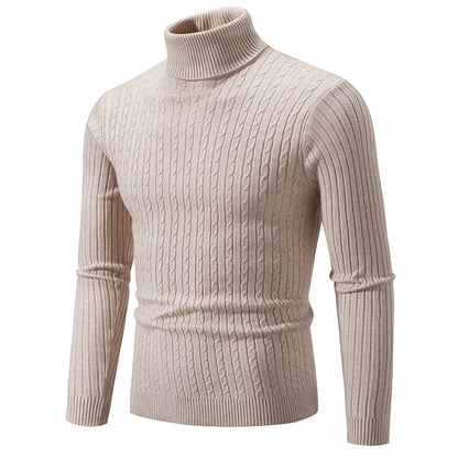 Men’s High Neck Turtleneck Sweater