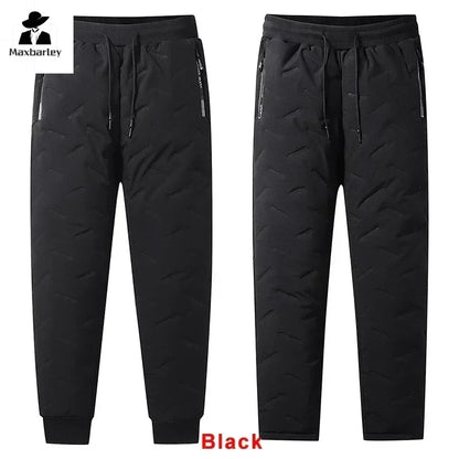 Men’s Winter Down Cotton Pants Warm & Waterproof