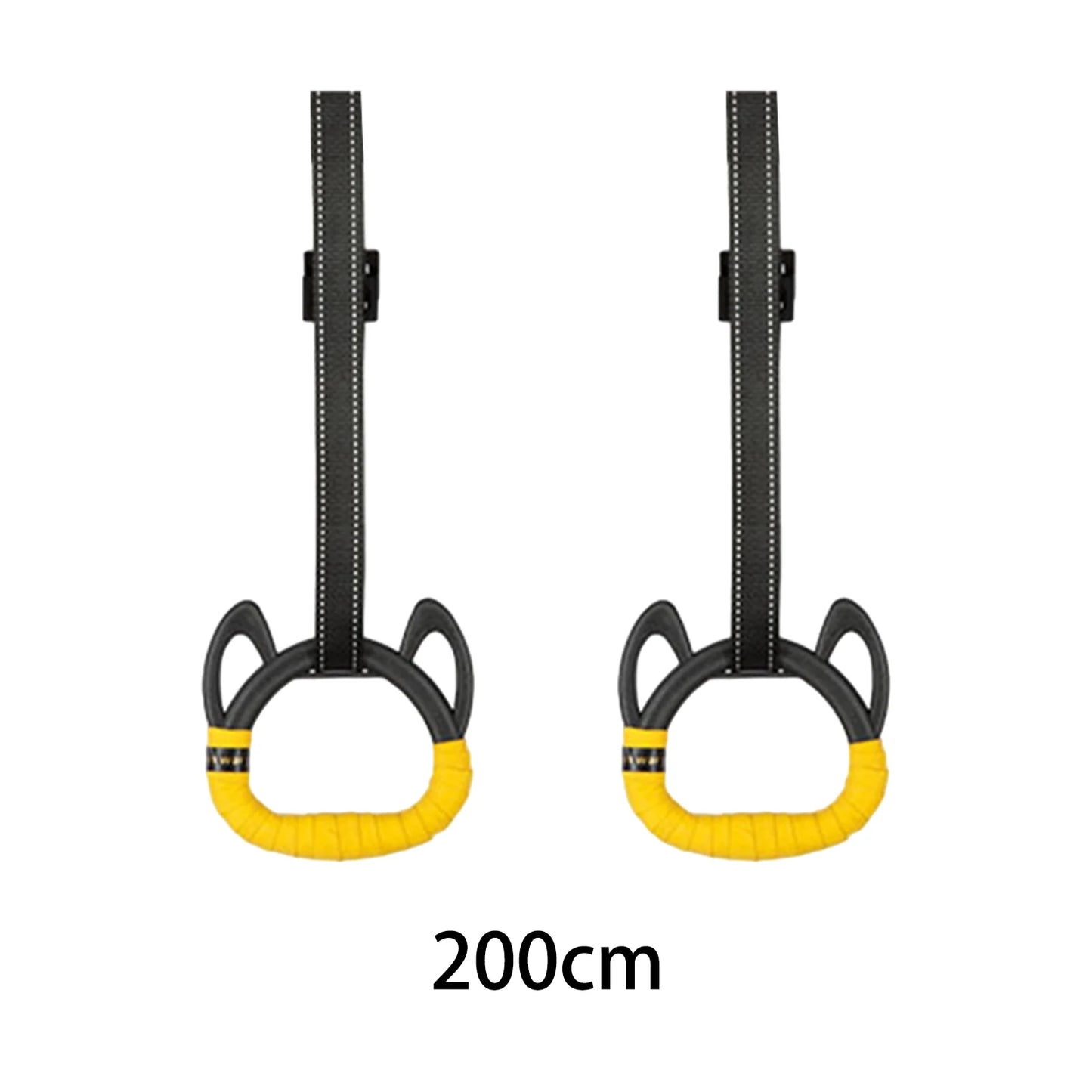 Kids Horizontal Gym Bar with Pull-Up Rings