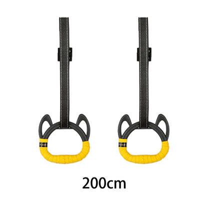 Kids Horizontal Gym Bar with Pull-Up Rings