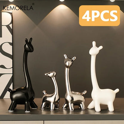 Ceramic Giraffe Figurine