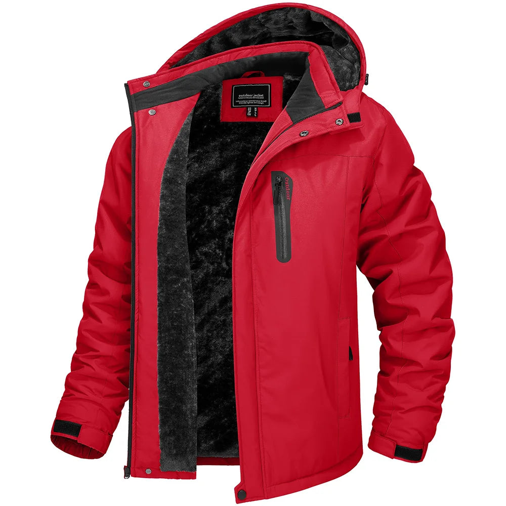 Men’s Winter Fleece Jacket – Waterproof Hiking