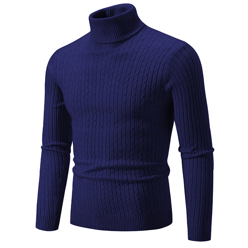 Men’s High Neck Turtleneck Sweater
