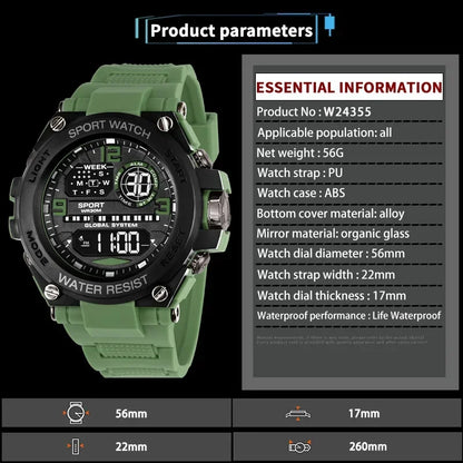 Luxury Men's Digital Sports Watch