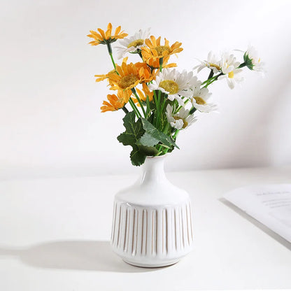 Ceramic Mini Flower Vase & Aromatherapy Bottle