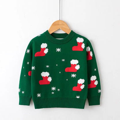Kids Cartoon Pullover Sweater