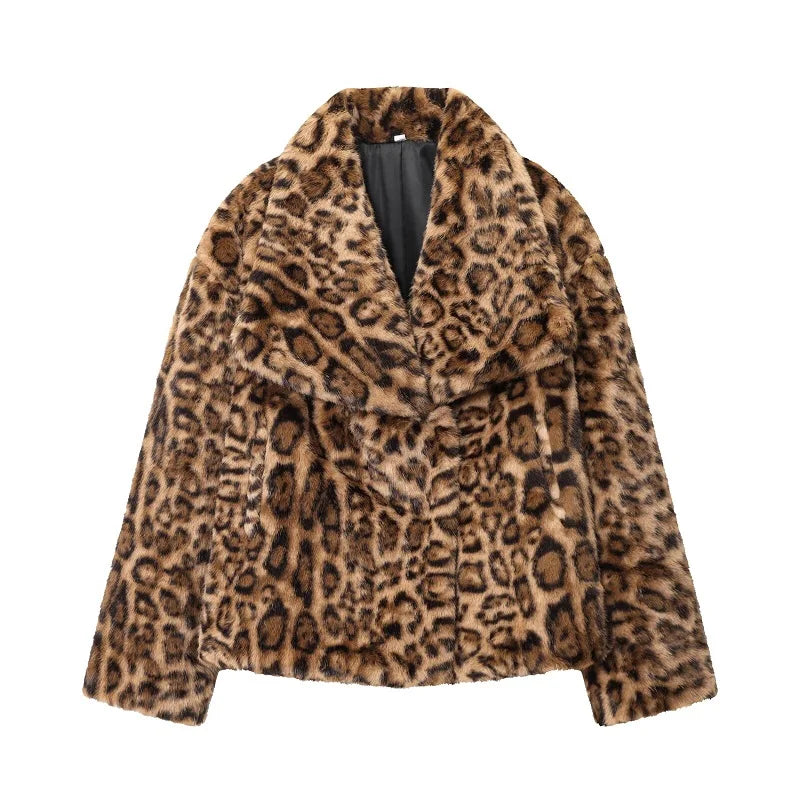 Women’s Faux Fur Plush Coat