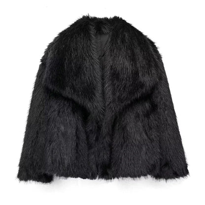 Women’s Faux Fur Plush Coat