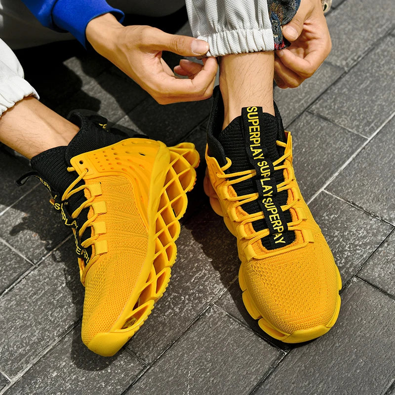 Men’s Casual Sneakers – Breathable Running & Trainer Shoes for Everyday Comfort