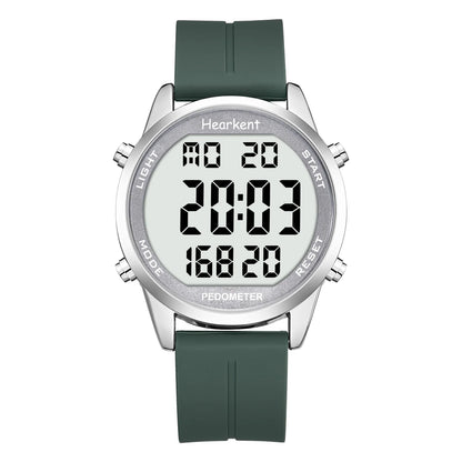 Men’s Digital Pedometer Watch