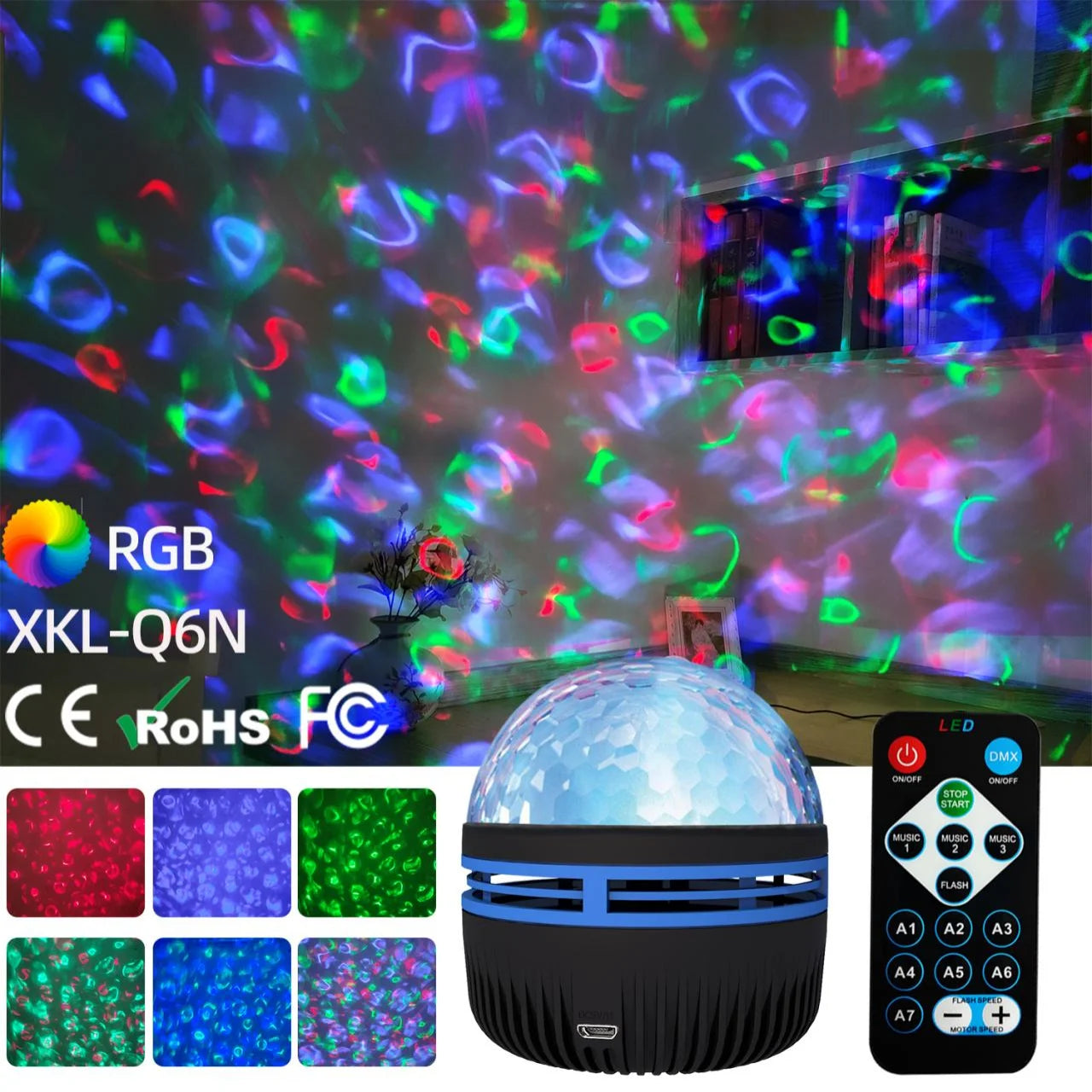 USB Galaxy Projector Aurora Night Light