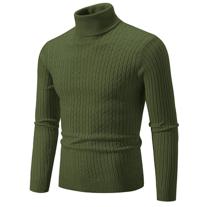 Men’s High Neck Turtleneck Sweater