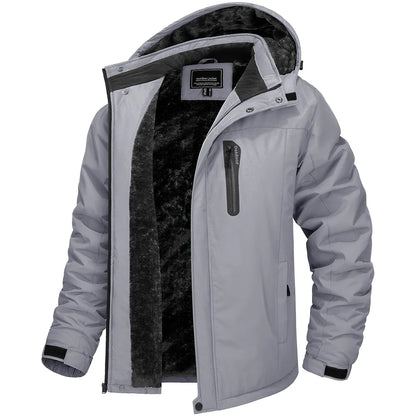 Men’s Winter Fleece Jacket – Waterproof Hiking