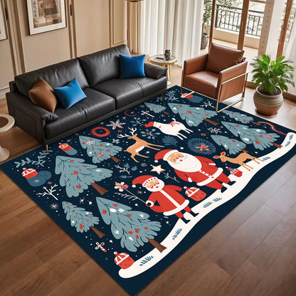 Christmas Cartoon Rug for Home