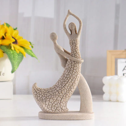 European-Style Lovers’ Resin Figurine