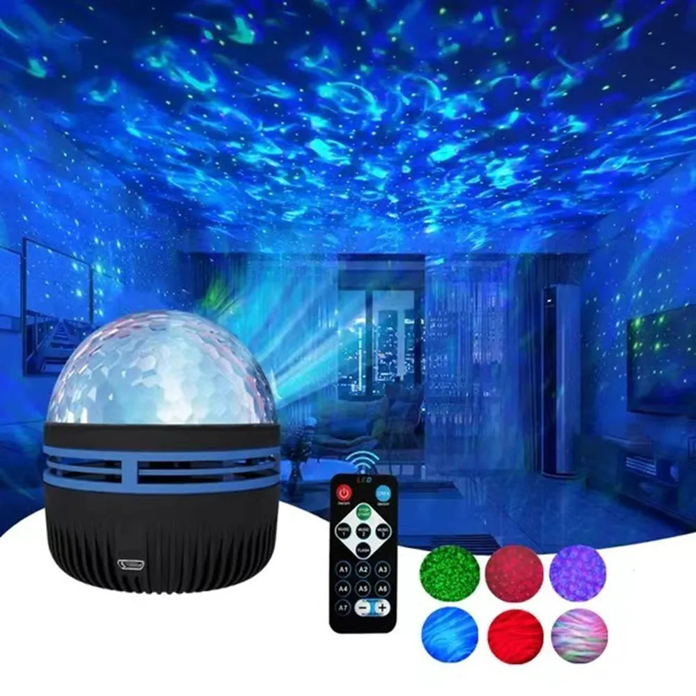 USB Galaxy Projector Aurora Night Light