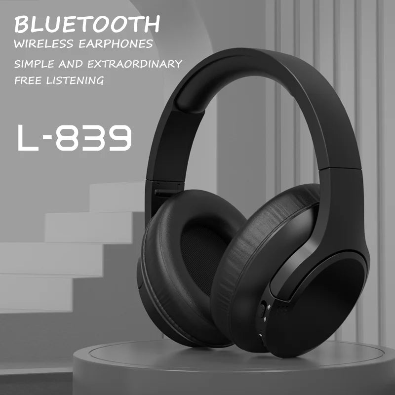 LDON Wireless Bluetooth 5.3 Over-Ear Headphones with Hi-Res Audio