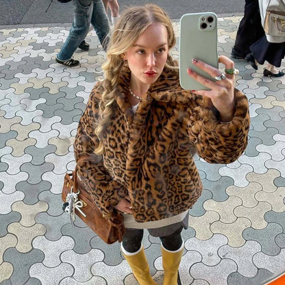 Women’s Faux Fur Plush Coat