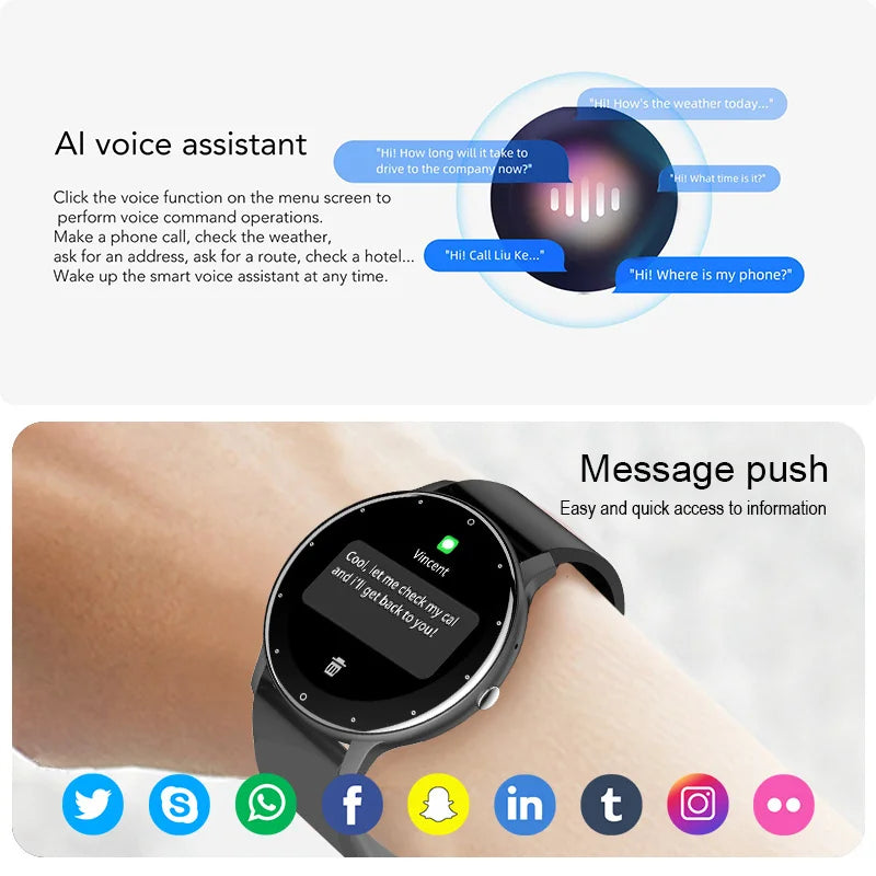 LIGE Smart Watch for Women & Men