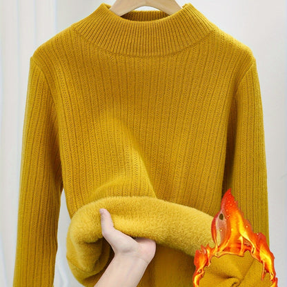 One-Piece Fleece Jumpsuit with Stand-Up Collar