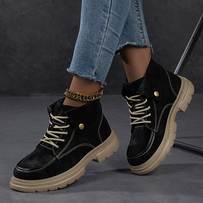 Autumn Winter Women’s Thick Sole Ankle Boots