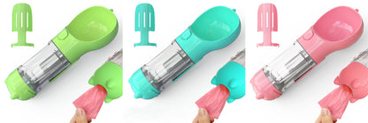 3 in 1 Water Bottle, Feeder And Garbage Bag