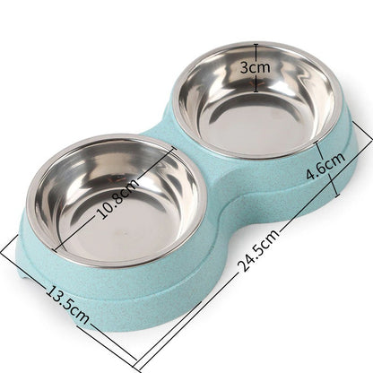 Fantastic Double Pet Bowls for Cats and Dogs – Elevated, Non-Slip & Easy to Clean