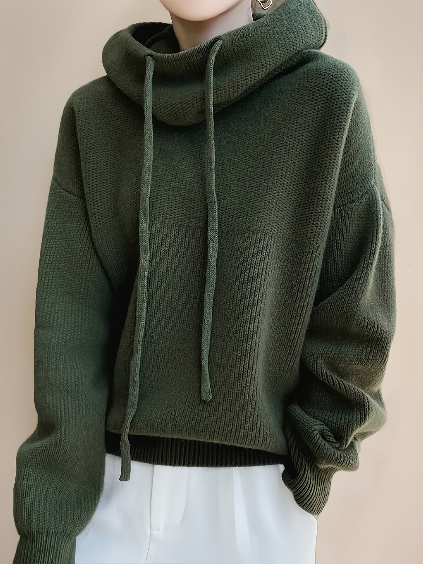 Women’s Hooded Long-Sleeve Sweater