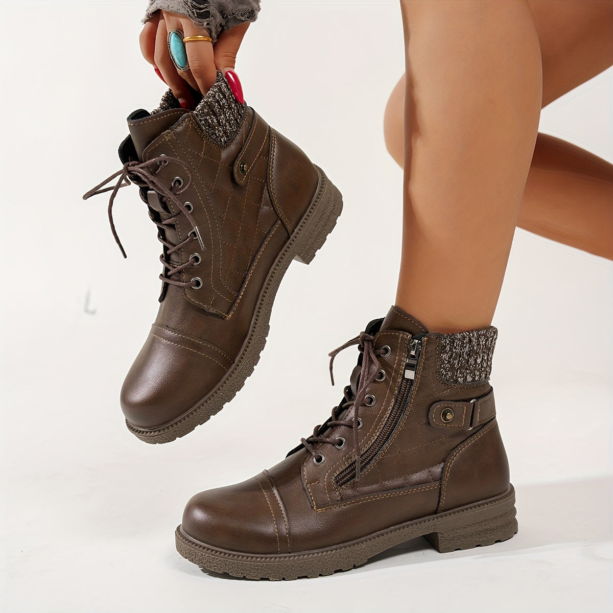 Women’s Low-Heeled Ankle Boots