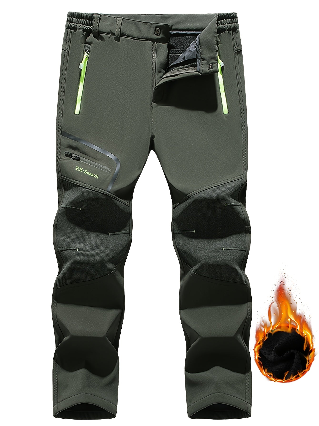 Men’s Windproof Fleece Tactical Work Pants