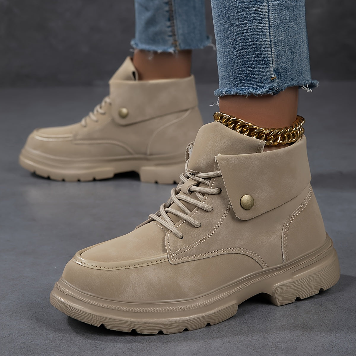 Autumn Winter Women’s Thick Sole Ankle Boots