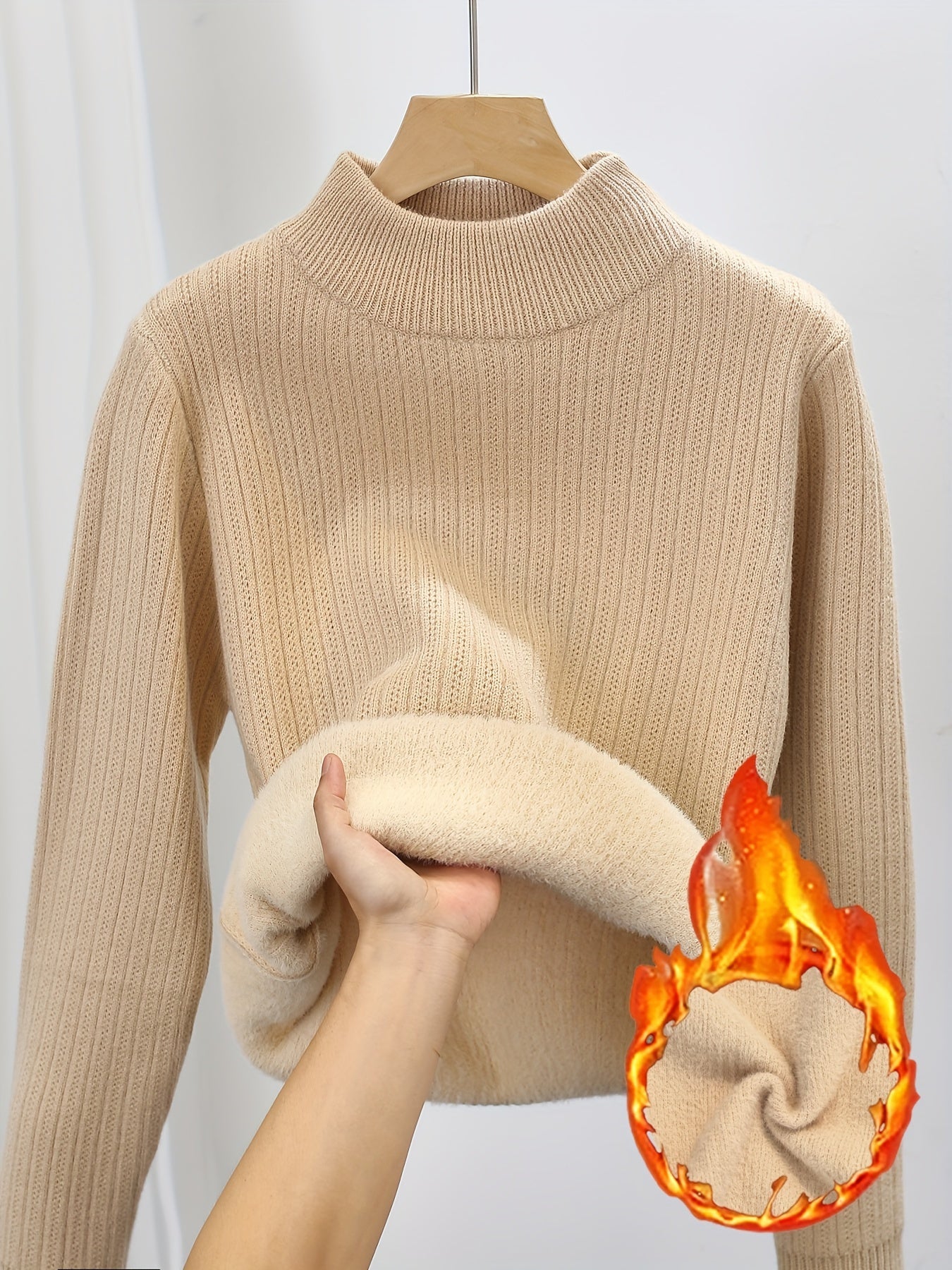 One-Piece Fleece Jumpsuit with Stand-Up Collar