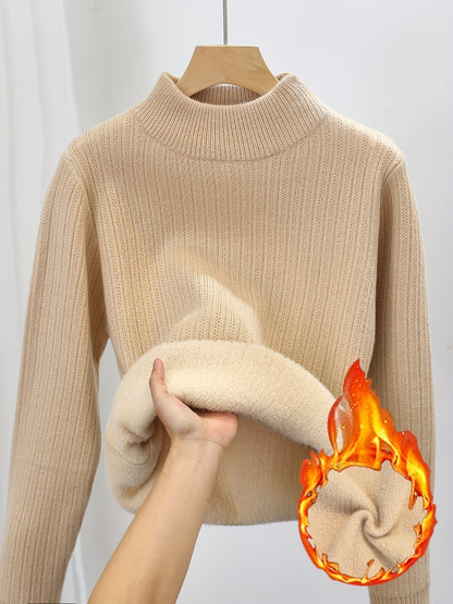 One-Piece Fleece Jumpsuit with Stand-Up Collar