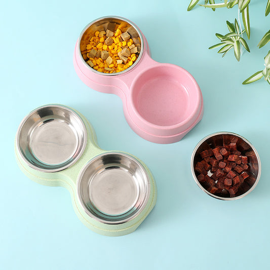 Fantastic Double Pet Bowls for Cats and Dogs – Elevated, Non-Slip & Easy to Clean