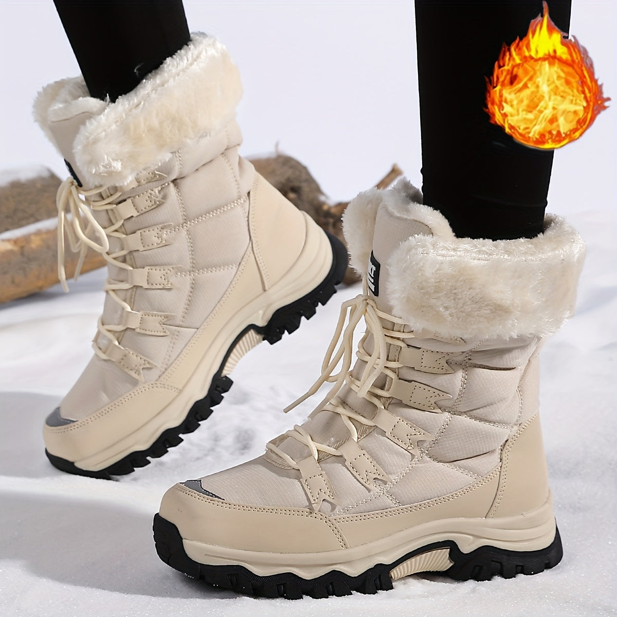 Women’s Cozy Furry Mid-Calf Boots