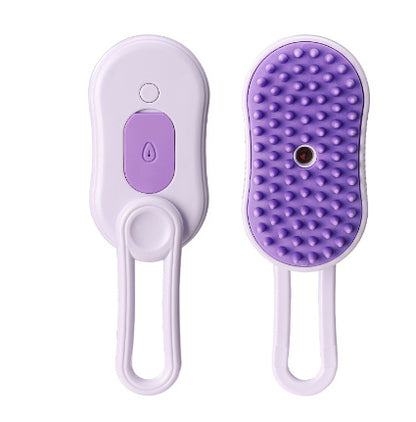 3-in-1 Electric Pet Grooming Brush – Steam Massage & Hair Removal for Cats & Dogs