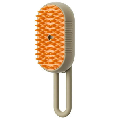 3-in-1 Electric Pet Grooming Brush – Steam Massage & Hair Removal for Cats & Dogs