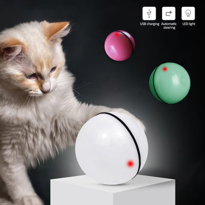 Fantastic LED Laser Electronic Rolling Pet Funny Cat Toy Ball