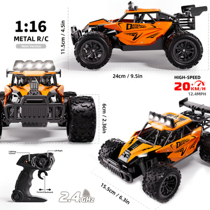 K.K 1:16 RC Car – 2.4G Remote Control, Kids Gift for Christmas & Holidays